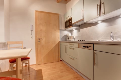 Studio | Private kitchen | Full-size fridge, microwave, stovetop, dishwasher
