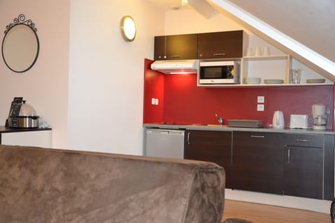 Superior Apartment | Private kitchen | Coffee/tea maker, electric kettle