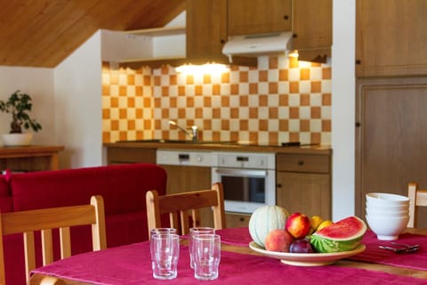 Reconnect with loved ones over a meal at the dining table.