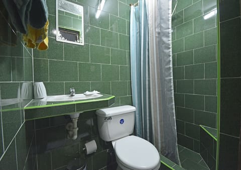 Habitacion # 2 | Bathroom | Combined shower/tub, rainfall showerhead, eco-friendly toiletries