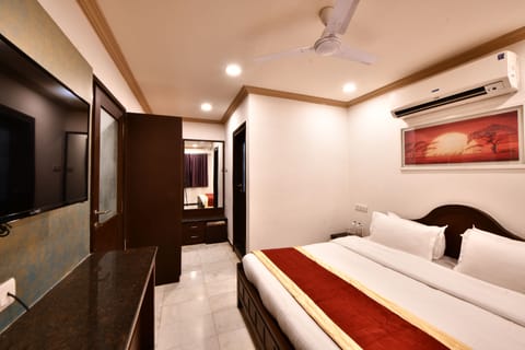 Family Room (3 BHK) | Premium bedding, in-room safe, individually furnished, desk