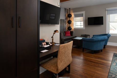 Standard Room, 2 Queen Beds, Accessible (Communication, Roll-In Shower) | Pillowtop beds, desk, laptop workspace, blackout drapes