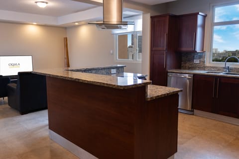 Presidential Suite | Private kitchen | Microwave, coffee/tea maker