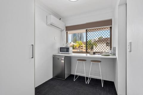 Individually decorated, individually furnished, desk, laptop workspace