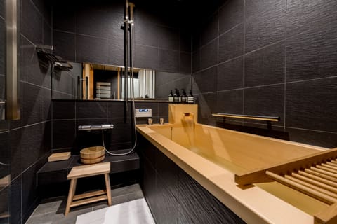 Luxury Room, Non Smoking (Kiyohira) | Bathroom | Separate tub and shower, deep soaking tub, free toiletries, hair dryer
