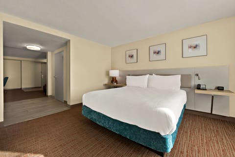Deluxe Suite, 1 King Bed with Sofa bed | Egyptian cotton sheets, premium bedding, pillowtop beds, desk
