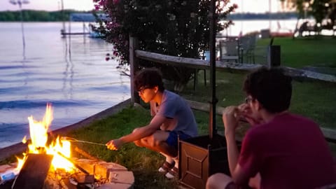 Not a stock photo! Lakeside fires are the best!