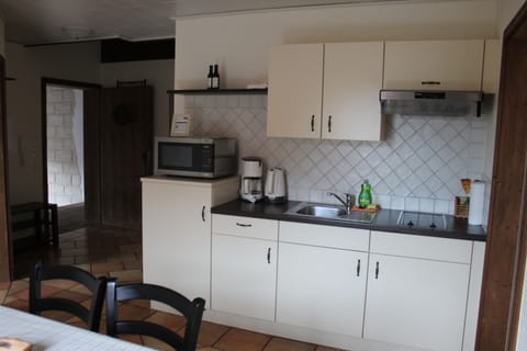 Standard Apartment, 2 Bedrooms, Balcony | Private kitchen | Full-size fridge, microwave, stovetop, coffee/tea maker