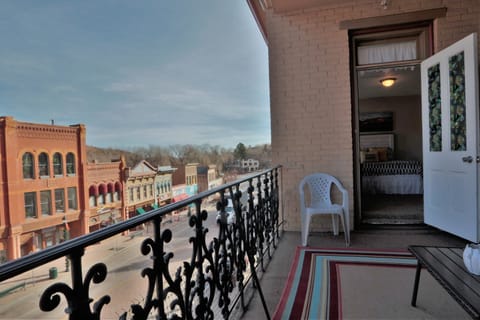 View out shared balcony