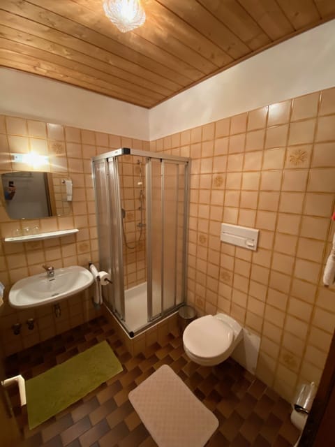 Classic Double Room | Bathroom | Hair dryer, towels, soap, toilet paper