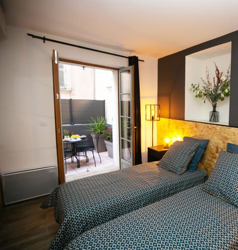 Chambre en configuration 2 lits jumeaux 