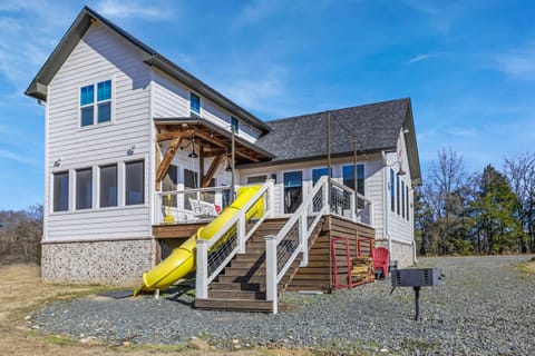 Back Deck, Slide and Porch Swing