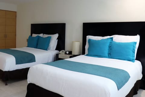 Superior Double Room, 2 Queen Beds, Non Smoking | In-room safe, blackout drapes, free WiFi, bed sheets