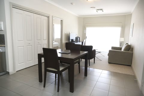 Two Bedroom Apartment | Living area | LED TV, iPod dock