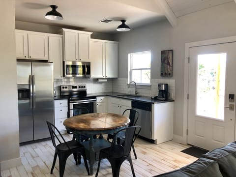 Full Kitchen with antique farmhouse table