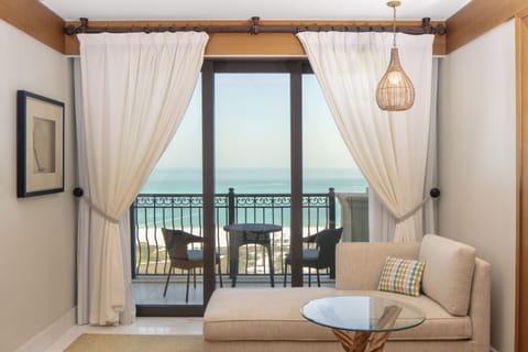 Suite, 1 Bedroom, Balcony, Sea View | Frette Italian sheets, premium bedding, minibar, in-room safe