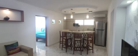 Superior Apartment, Ocean View | Living area | 32-inch flat-screen TV with digital channels, TV