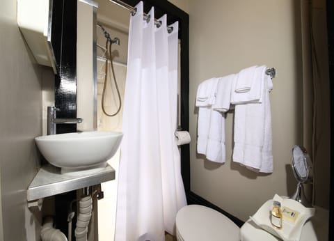 Colonel J.H. Gray Suite 2 | Bathroom | Shower, hydromassage showerhead, free toiletries, hair dryer