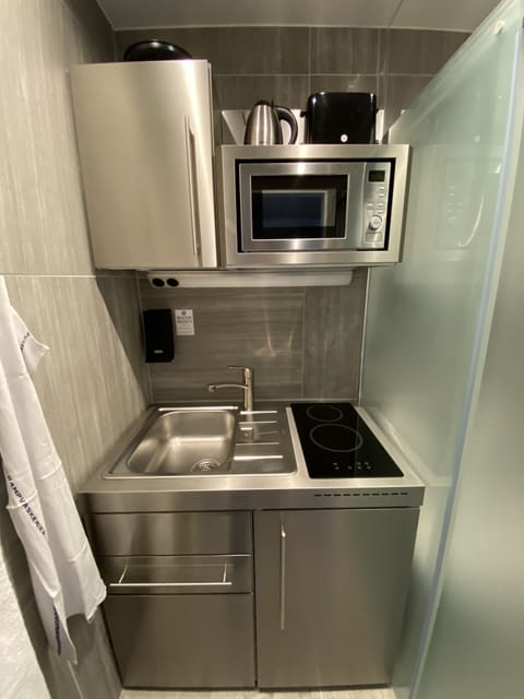 Studio Suite | Private kitchenette | Fridge, microwave, oven, stovetop