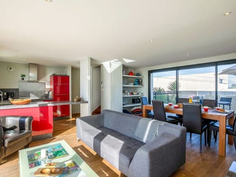 Furniture, Building, Table, Plant, Chair, Houseplant, Shade, Orange, Interior Design, Flooring