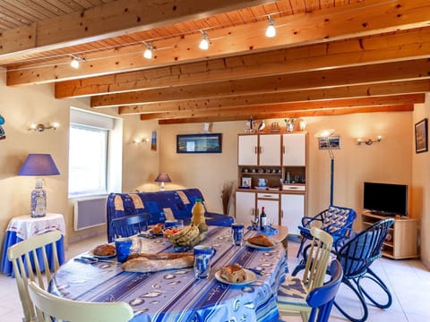 Table, Property, Furniture, Building, Decoration, Blue, Azure, Lighting, Interior Design, Chair