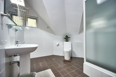 Attic Studio, Balcony | Bathroom | Shower, free toiletries, hair dryer, bidet