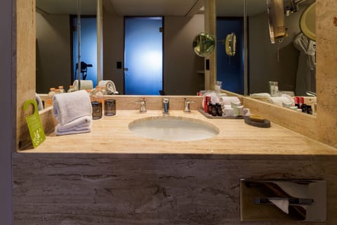 Junior Suite | Bathroom amenities | Eco-friendly toiletries, hair dryer, towels, soap