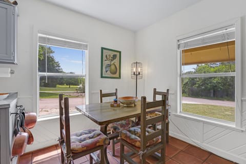 Table seating for four.