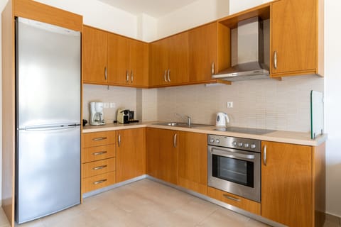 Villa, 3 Bedrooms, Sea View | Private kitchen | Full-size fridge, oven, stovetop, espresso maker