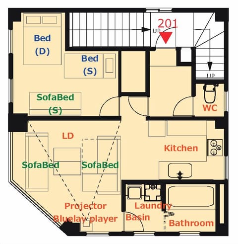 Private Vacation Home | Floor plan