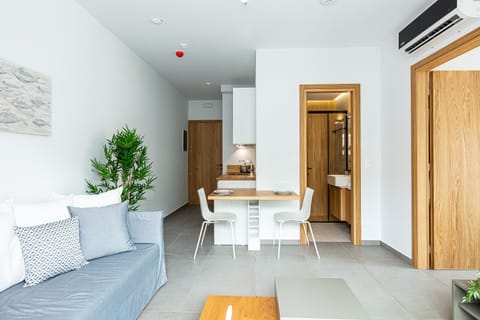 Superior Apartment, 1 Bedroom, City View | Living area | Smart TV