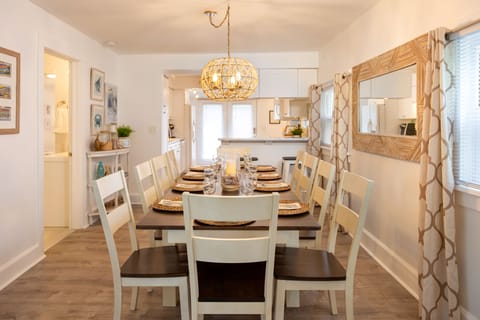 Dining room table with seating for 10