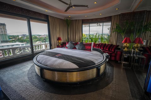 New Millennium Penthouse 2-Bedroom Suite, 2 Big Round Beds | Premium bedding, minibar, in-room safe, individually decorated