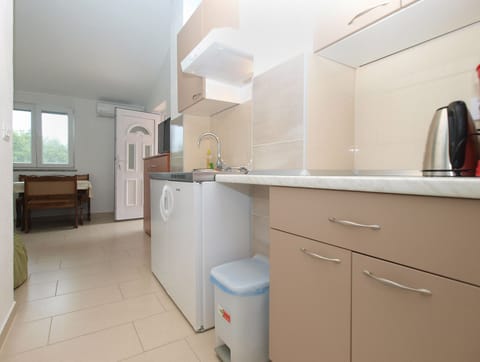 Standard Apartment, 1 Bedroom (20436) | Private kitchen | Fridge, microwave, coffee/tea maker, electric kettle