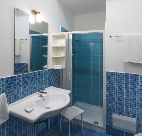 Single Room | Bathroom | Shower, rainfall showerhead, free toiletries, hair dryer