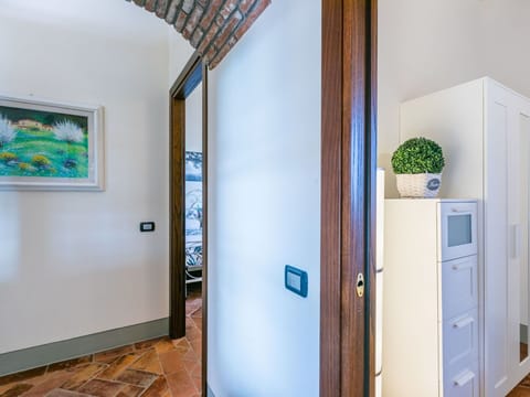 Azure, Wood, Interior Design, Door, Floor, Building, Paint, Picture Frame, Flooring