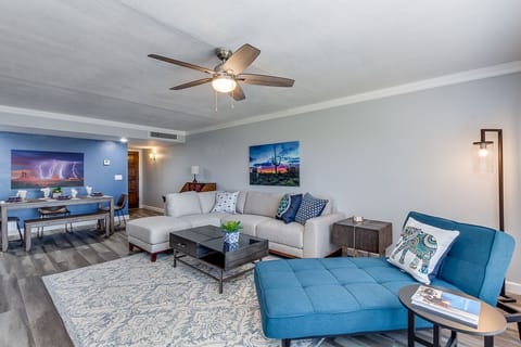 Vibrant modern living