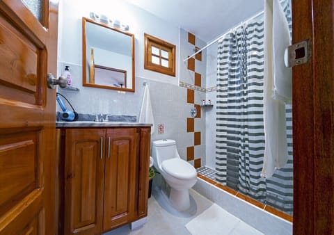 Comfort Triple Room | Bathroom | Shower, rainfall showerhead, free toiletries, hair dryer