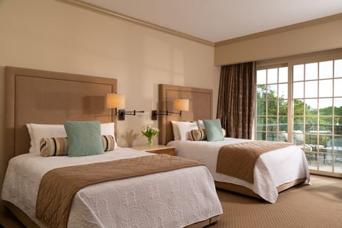 Deluxe Double or Twin Room, 2 Queen Beds, Balcony | Premium bedding, pillowtop beds, minibar, in-room safe