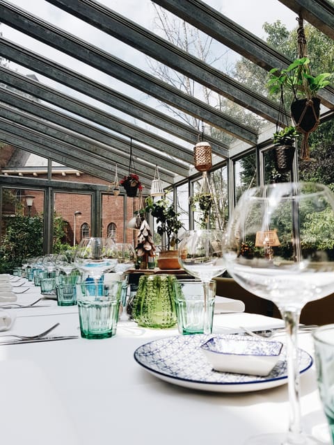 Outdoor wedding area