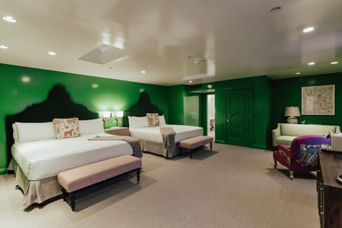 Two King Suite | Premium bedding, down comforters, pillowtop beds, minibar