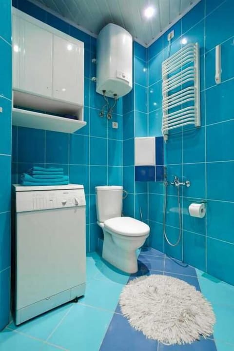 Apartment, 1 Bedroom | Bathroom | Combined shower/tub, free toiletries, hair dryer, bidet