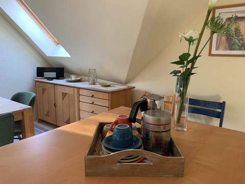 Superior Apartment (incl. EUR 120 Cleaning fee) | Private kitchen | Full-size fridge, microwave, oven, stovetop