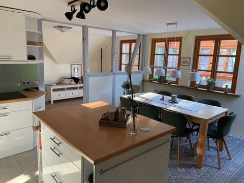 Superior Apartment (incl. EUR 120 Cleaning fee) | Private kitchen | Full-size fridge, microwave, oven, stovetop