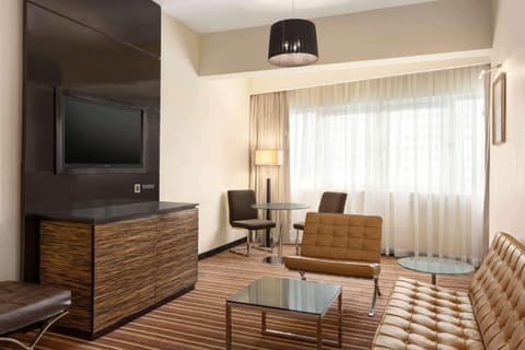 Suite, 1 King Bed, Non Smoking | Premium bedding, down comforters, pillowtop beds, minibar