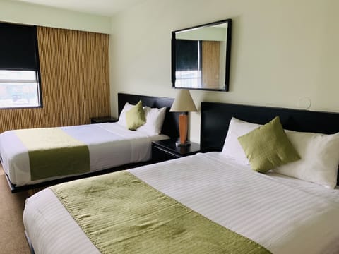 Standard Double Room, 2 Queen Beds | In-room safe, iron/ironing board, free WiFi, bed sheets