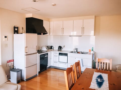 Apartment, Mountain View | Private kitchen | Fridge, microwave, oven, stovetop