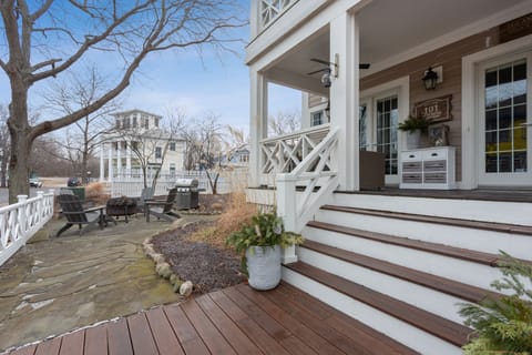 Fire Pit Seating Facing Lake Kai
