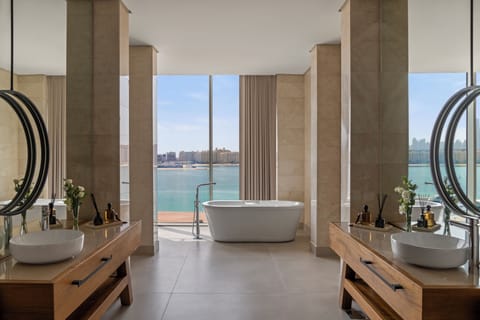 Grand Suite, 1 Double Bed (Penthouse - Executive) | Bathroom | Separate tub and shower, deep soaking tub, rainfall showerhead