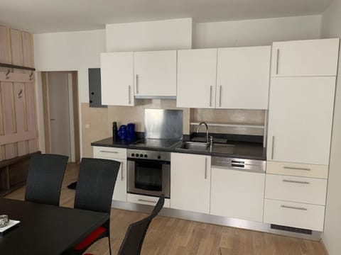 Standard Apartment, 2 Bedrooms, Balcony | Private kitchen | Full-size fridge, microwave, stovetop, coffee/tea maker